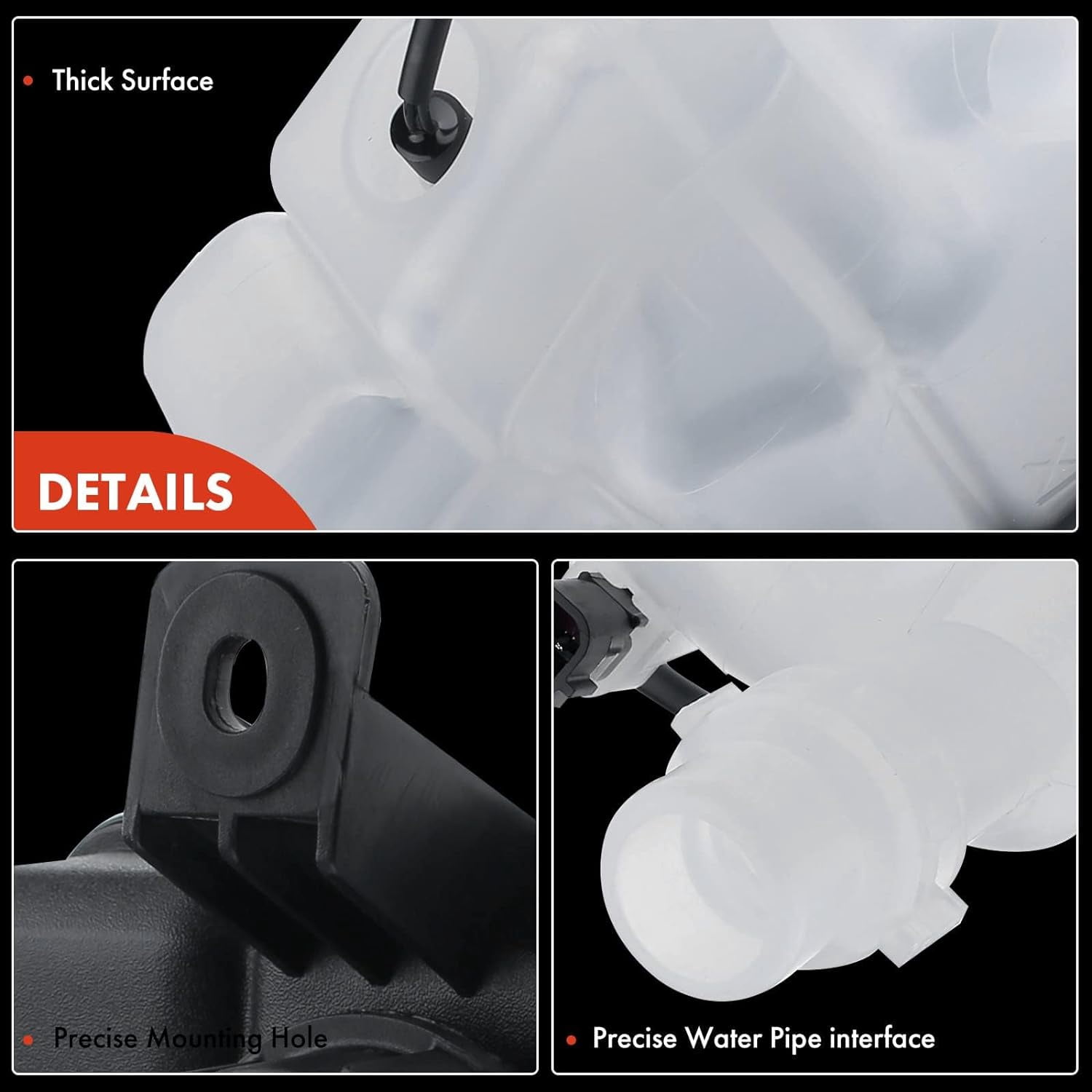 A-Premium Coolant Expansion Tank Compatible with Land Rover LR2 2008-2015 Range Rover Evoque 2012-2016 L4 2.0L L6 3.2L