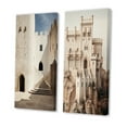 thumbnail image 3 of Designart "Castles Minimalist V" Castles Wall Art Set Of 2 - White Architecture Gallery Set For Office Decor, 3 of 6