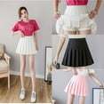 thumbnail image 2 of Mini Skirts Womens 2024 Summer Japanese School Pleated Skirts High Waist Kawaii Cute Pink Plaid Skirt Uniform Harajuku Jupe, 2 of 10