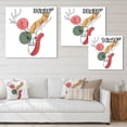 thumbnail image 4 of Designart Art Mural sur Toile Moderne et Contemporain, Tons Terre Cerf de Noël Minimaliste, 4 of 4