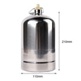 thumbnail image 4 of Colaxi Bouteille de Réservoir de Gaz Vide Rechargeable Portable pour Randonnée Camping Plein Air 1,5 L, 4 of 8
