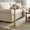 Natural Brown, variant on LEDREM Round Side Table for Small Spaces, Solid Wood Leg Mid-Century Modern End Table for Living Room and Bedroom