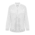 thumbnail image 5 of Laqbezok Women's Sequin Long Sleeve Button Down Velvet Shirt Sparkly Party Blouse Shiny Glitter Patchwork Luxury Fashion Outfit, 5 of 9