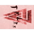 thumbnail image 1 of Ahgly Company Machine Washable Indoor Rectangle Transitional Red Area Rugs, 8' x 10', 1 of 7