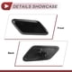 thumbnail image 5 of Tapa de boquilla de lavaparabrisas del lado derecho delantero Unique Bargains No.39863944, cubierta de moldura de parachoques para Volvo C30 2010-2013 2.5L L5, plástico negro, 1 pieza, 5 of 7