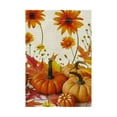 thumbnail image 2 of Oioii Happy Thanksgiving Fall Garden Flags Pumpkins Yard Flags,Small Thanksgiving Day Garden Decor for Autumn Outside Porch Lawn Holiday, 2 of 6