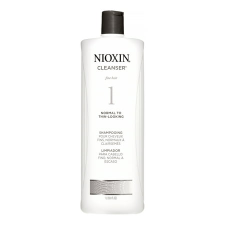 Nioxin System 1 Cleanser Shampoo 1 Liter/33.8Oz (Best Price For Nioxin Hair Products)