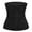 Black, variant on Breathable Mesh Waist Trainer Cincher Multi Row Hook Tummy Control Short Torso Slim Shapewear