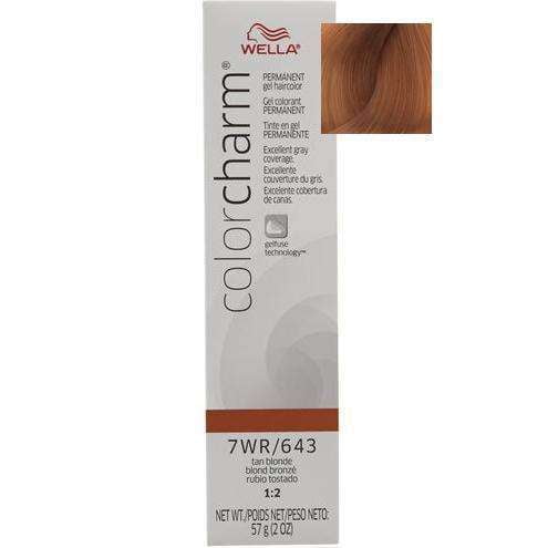 Wella Color Charm Gel Permanent Hair Color - 7WR/643 Tan Blonde