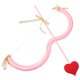 thumbnail image 2 of KAKOWELY 1 juego de disfraces de arco y flecha de Cupido Disfraz de Cupido de San Valentín Conjunto de arco y flecha de Cupido, 2 of 5