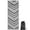 Black Geometric Pattern, variant on Black Geometric Pattern Hot Yoga Mat Towel Non Slip for Hot Yoga - Quick-Drying Yoga Mat Cover with 4 Corner Pockets with Travel Bag - Hot Yoga Towel Non Slip Grip Moisture Wicking Sweat 70"x26"