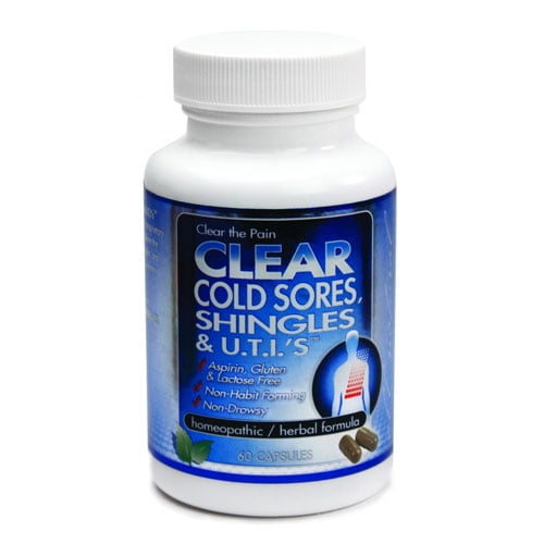 Clear The Pain Clear Cold Sores, Shingles And U.T.I. Relief Formula