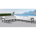 thumbnail image 3 of Meridian Furniture Nizuc White Outdoor Patio Modular Sectional, 3 of 8