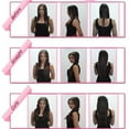 thumbnail image 6 of SAYFUT Trendy 30"Long Straight 3/4 Full Head Clip in Synthetic Hair Extensions One Piece 5 Clips 130g Dark Brown, 6 of 7