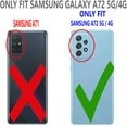 thumbnail image 2 of Samsung Galaxy A72 5G Phone Case, Military Grade 6 Feet Drop Test Protection Dual Layer Cover-Red, 2 of 4