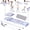 7-in-1 - Purple, variant on 8-in-1 Multifunctional Fitness Board, ABS Pilates Slide Board for Core & Abdominal Training, Foldable Portable Home Gym Equipment for Full-Body Workout, Multiple Colors Available