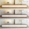 thumbnail image 5 of POVISON 78.74" Modern Rectangular TV Stand, Wood Veneer Media Console with 4 Drawers, Walnut White, Fully-Assembled, 5 of 10