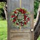 thumbnail image 1 of Ganfancp Guirnalda de Navidad Escena Casera Puerta Colgante Adornos de Aguja Campanas de Navidad Colgantes Adornos Colgantes Ofertas y Liquidaciones 1X Corona de Navidad, 1 of 6