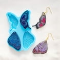 thumbnail image 6 of Butterflies Style Earring Combination Ornament Mold Epoxy Resin Jewelry Mold Resin Casting Pendant Mold Suitable for Diy, 6 of 8