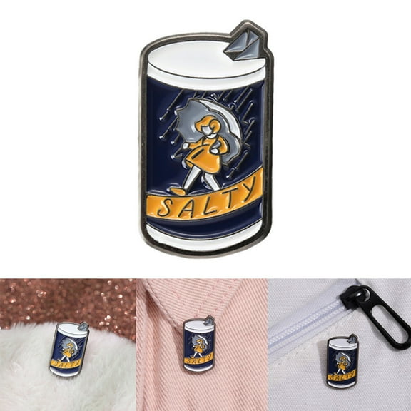 Elegant Enamel Brooches for Women - Cans Pin Accessories Angel Design for Parties and Ideal Jewelry for Ladies