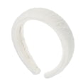 thumbnail image 1 of Diadema de peluche suave y esponjosa de Unique Bargains, color sólido, accesorio de moda blanco, 1 of 7