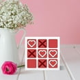 thumbnail image 5 of 7x7 IN Red Love Home Desk Decor, Love Wood Sign,Valentine Game Valentine's Day Home Decorations, Wooden Box Sign Desk Decor for Tabletop Shelf Wall Decor, 5 of 7