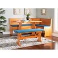 thumbnail image 6 of Home Square 2-Piece Set with Dining Nook Set and Cushion Set in Blue, 6 of 21