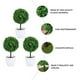 thumbnail image 3 of 3 bolas de plantas artificiales de cerezo artificial, bonsái de imitación de planta verde., 3 of 5