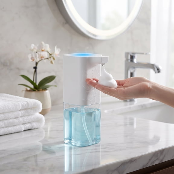 EvoFine Automatic Soap Dispenser, Touchless Foaming, Rechargeable, 13.5 oz/400ml
