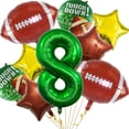 thumbnail image 1 of Set de decoración para fiestas de cumpleaños con temática de fútbol con globos, 1 of 7