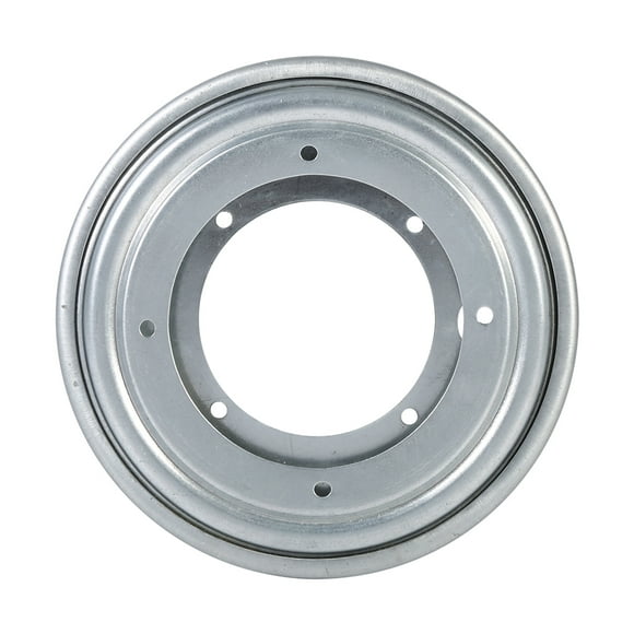 Plato giratorio Lazy Susan redondo galvanizado de alta resistencia con rodamiento y placa giratoria (plata de 5,5")