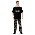 thumbnail image 4 of LuLiaMenton Matching Couples Christmas Pajamas Merry And Bright Short Sleeve Long Pants Set, 4 of 5