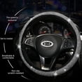 thumbnail image 3 of czcpp-Steering Wheel Cover for Women Bling Crystal Diamond Sparkling Car Accessories Fit for KIA Cover Rhinestone Decals Steering Wheel Cover Universal Fit 15 Inch (White, for KIA 7 pcs), 3 of 4