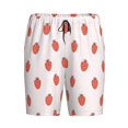 thumbnail image 4 of Wukai Strawberry Men’s Short Pajama Pants With Pockets Soft Sleep Pj Shorts for Men-Medium, 4 of 6