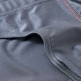 thumbnail image 6 of TANBOM Men's Bulge Enhancing Briefs Nylon Underwear Apricot/Gray M 2-Pack, 6 of 6