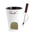 thumbnail image 1 of Matsuzay Juego completo de prácticas tazas de cerámica para calentar alimentos, fiestas, queso, taza de cerámica, taza de café Mostrada blanco, 1 of 6
