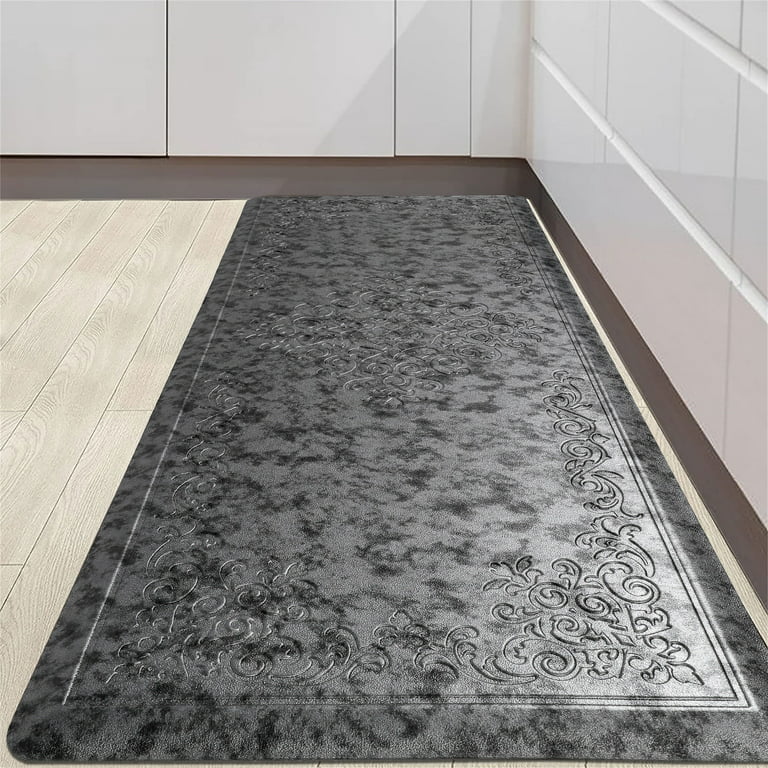 Ileading Kitchen Mat Cushioned Anti Fatigue Floor Mat,Thick Non Slip  Waterproof Kitchen Rugs and Mats,Heavy Duty Foam Standing Mat for Kitchen, Floor,Office,Desk,Sink,Laundry (20 x 60) 