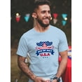 thumbnail image 2 of U.S.A 4Th Of July T-Shirt Men -Image by Shutterstock, Male x-Large, 2 of 4