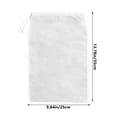 thumbnail image 2 of Food Draff Filter Mesh Screen 25 cm x 35 cm Heat Proof Easy Clean White Gauze for Fruit Vegetable Pulp Straining, 2 of 8