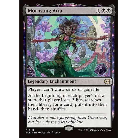MtG Lorwyn Eclipsed Rare Mornsong Aria #111