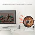 thumbnail image 4 of Electric Fan Heater 200W Heating Bathroom Home Office 6Inch Air Heater, 4 of 5