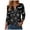 Black_1, variant on Godom Women Halloween Shirt Halloween Tshirt Graphic Tees Fall Season 3/4 Sleeve Tops