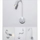 thumbnail image 2 of 2X LáMpara de Aplique LED de Cuello de Cisne Flexible de Luz de Lectura Montada en la Pared de 3W para Dormitorio, Oficina, Banco de Trabajo, LáMpara de Lectura de Estudio, 2 of 5