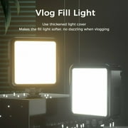 Ulanzi VL81 LED Vlog Video Fill Light Mini Dimmable Studio Photography Lighting Lamp 3200K-5600K w/Cold Shoe 3000mAh Battery