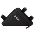 thumbnail image 2 of Dwawoo Triangle Frame Bag, Bicycle Bike Bag Quick Release Front Saddle Cycling Storage Frame Pouch (Black), 2 of 4