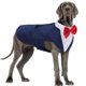 thumbnail image 1 of Esmoquin para perro DORA BRIDAL, traje formal azul y pajarita 2XL, 1 of 7