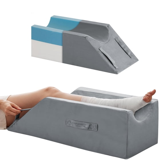 Almohada para piernas MEGCXIT de espuma viscoelástica en cuña 74 x 33 x 24 cm