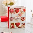 thumbnail image 5 of Anhility Valentine's Day Paper Gift Bags Love Heart Party Favor Bags with Handle Goodie Candy Treat Bag for Wedding Anniversary Holiday, 7.08 x 3.34 x 9.44 in, 5 of 6