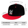 thumbnail image 6 of W-W-E Flat Brim Hip-Hop Baseball Cap, Adjustable Snapback Hat, Classic Street Style Cap for Men and Women, 6 of 9