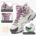 thumbnail image 3 of Gexuosn Outdoor Hiking Boots Trail Trekking Backpacking Breathable Hiking Shoes for Women,Gray Purple, 3 of 8